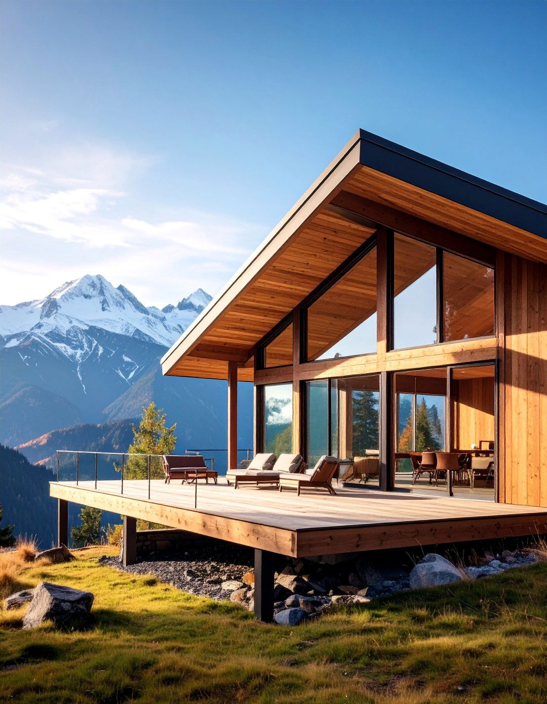 A Frame Mid Century Modern Exterior - 25 Mid-Century Modern Exterior Home Ideas