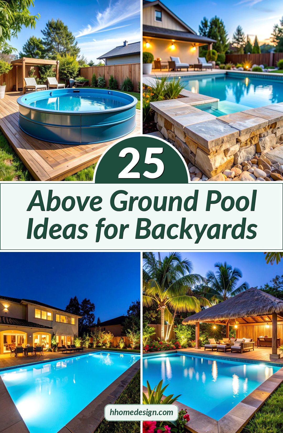 25 Above Ground Pool Ideas for Backyards