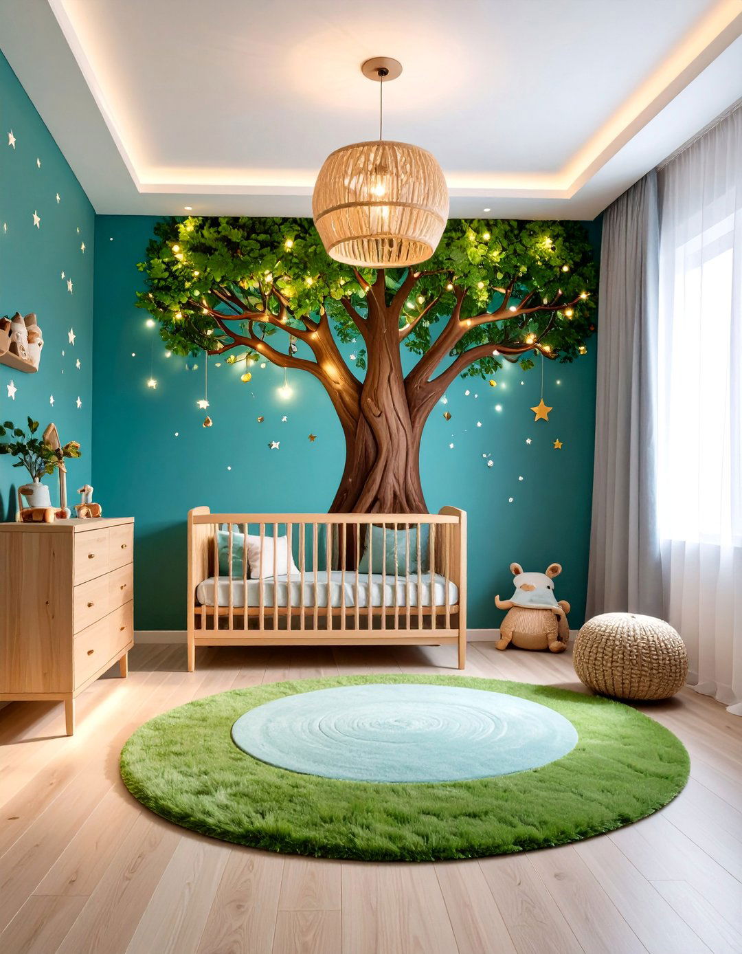 Acacia Tree Safari Centerpiece - 25 Safari Nursery Decor Ideas