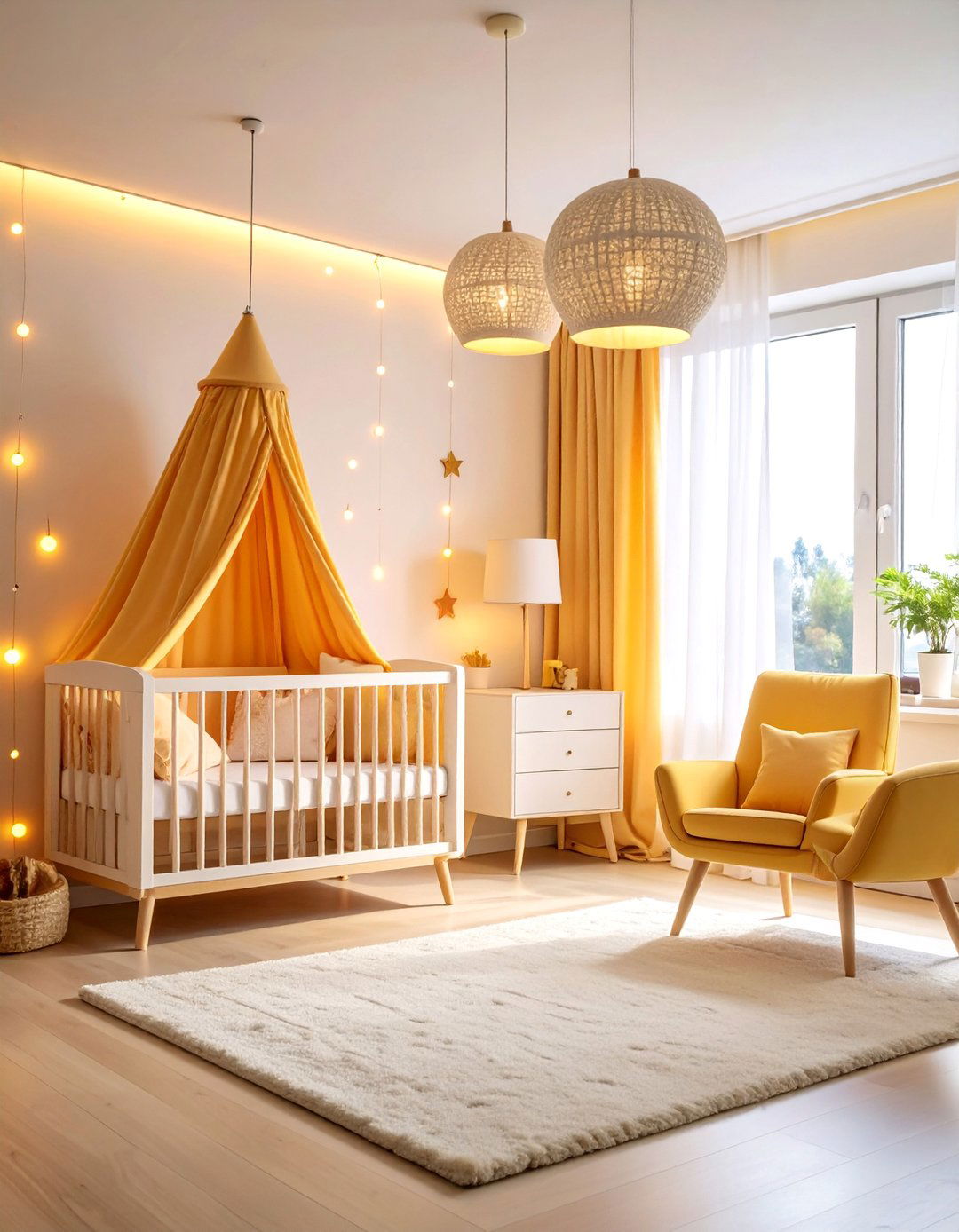Accent Lighting Minimalist Nursery - 25 Minimalist Nursery Ideas