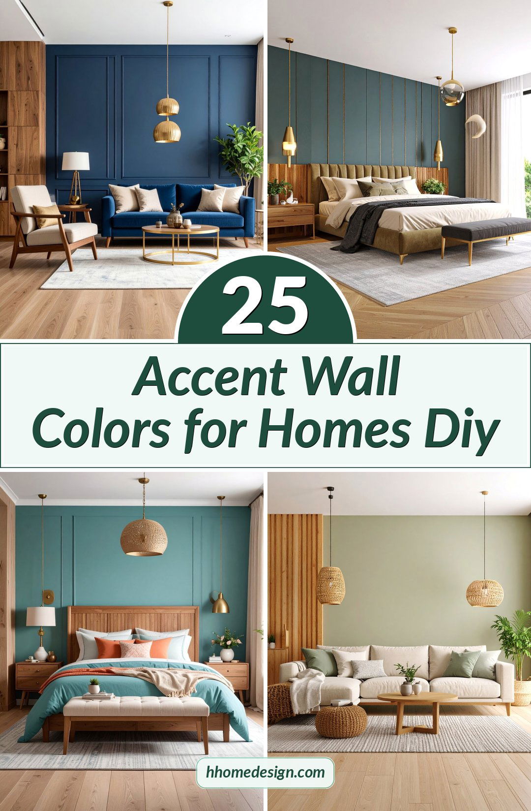 25 Accent Wall Colors for Homes Diy