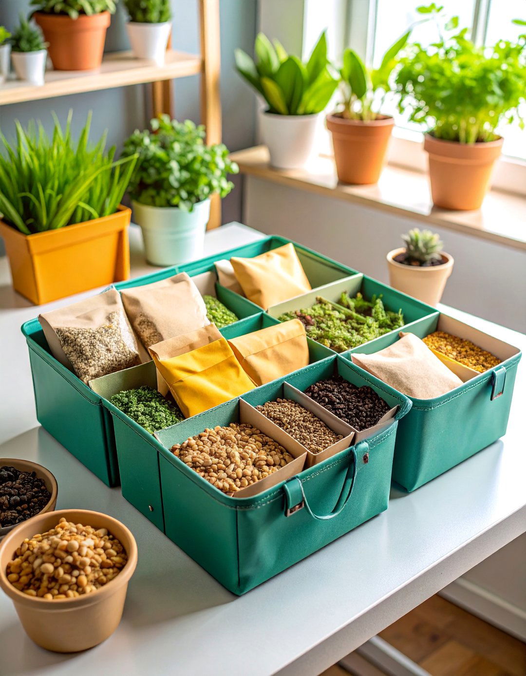 Accordion File Portfolio System - 25 Seed Storage Ideas