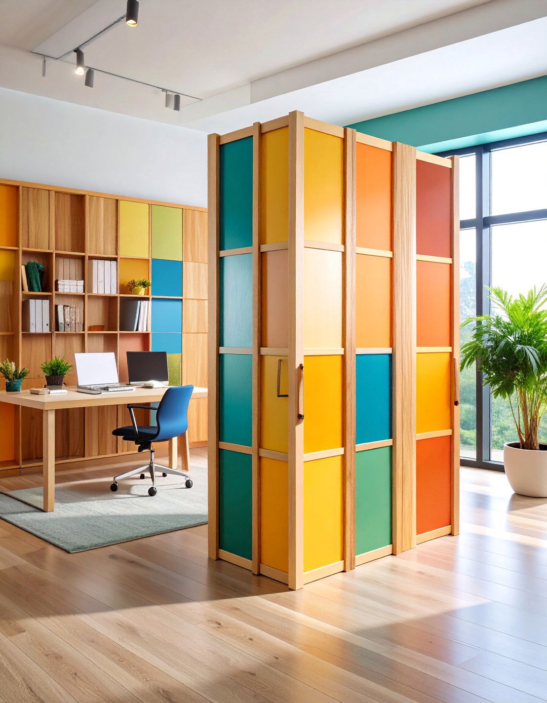 Accordion Folding Room Divider - 25 Room Divider Ideas