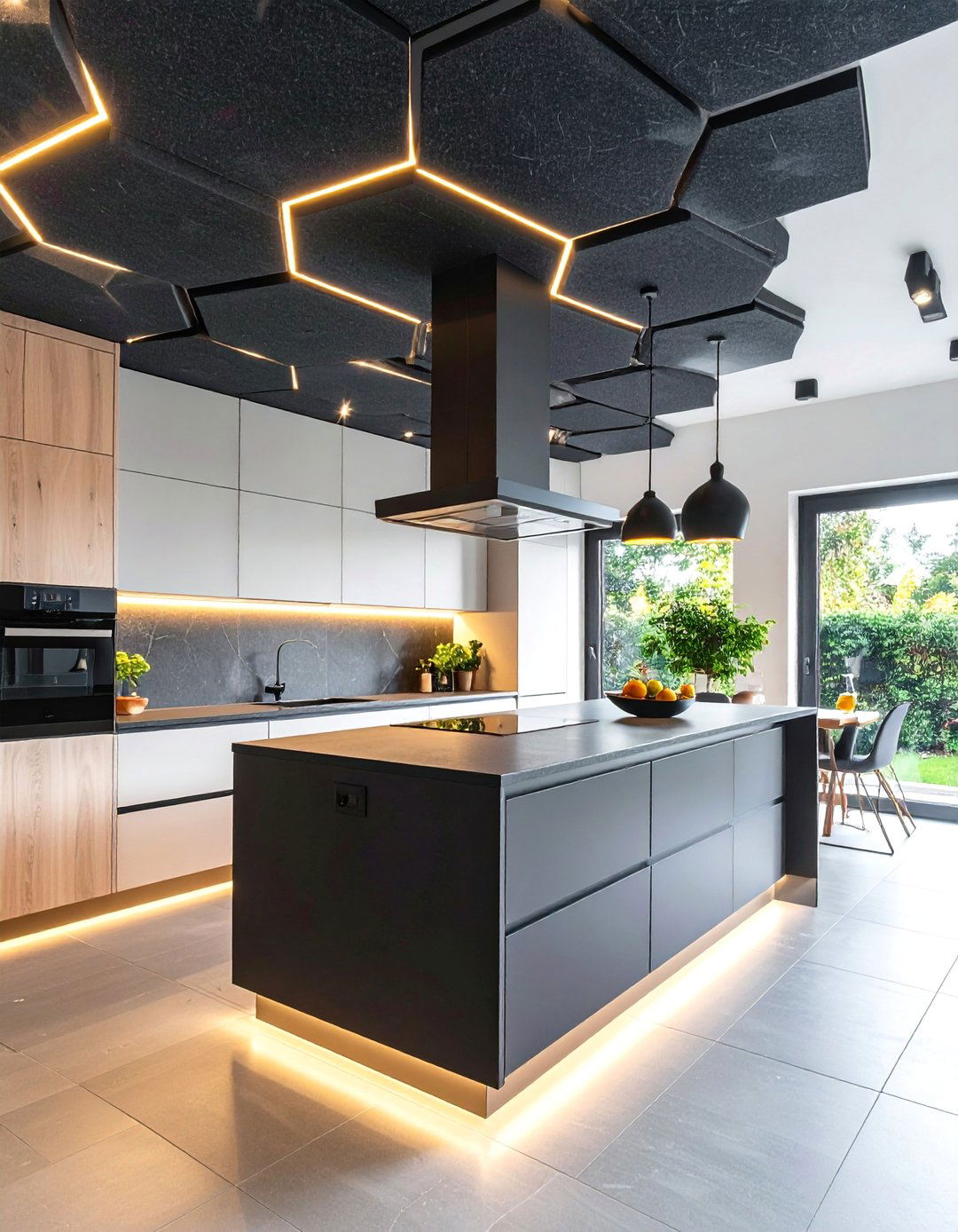 Acoustic Felt Panel Kitchen Ceiling - 25 Kitchen Ceiling Ideas