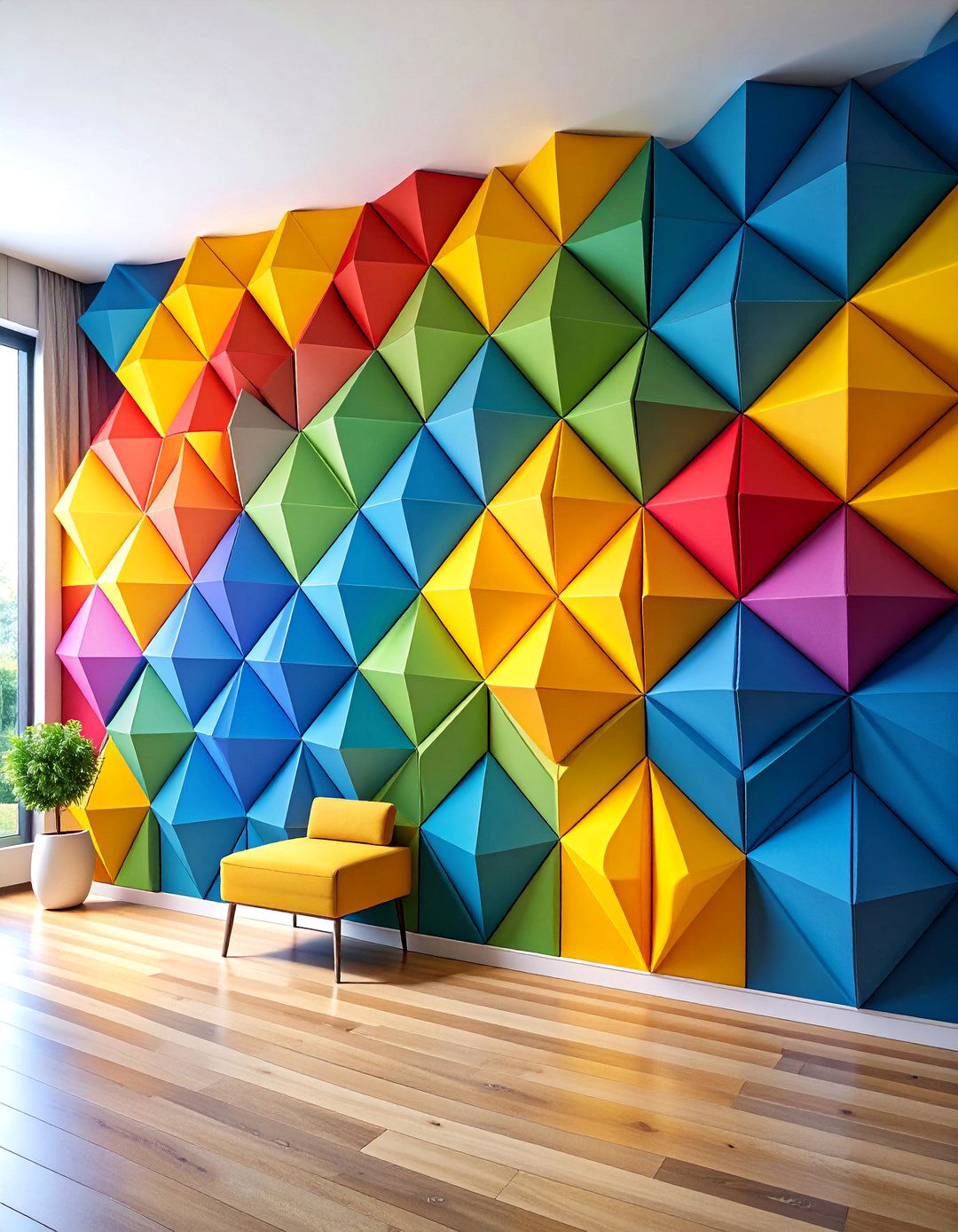 Acoustic Solutions with Geometric Sound Panels - 25 Bauhaus Interior Design Ideas