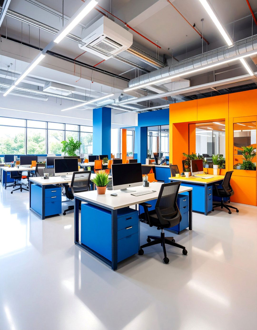 Activity Based Working Zones - 25 Office Interior Design Ideas