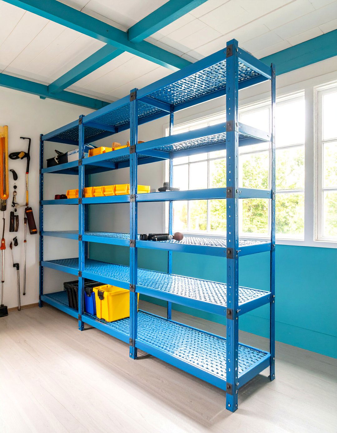 Adjustable Metal Wire Shelving Units - 25 Shed Shelving Ideas