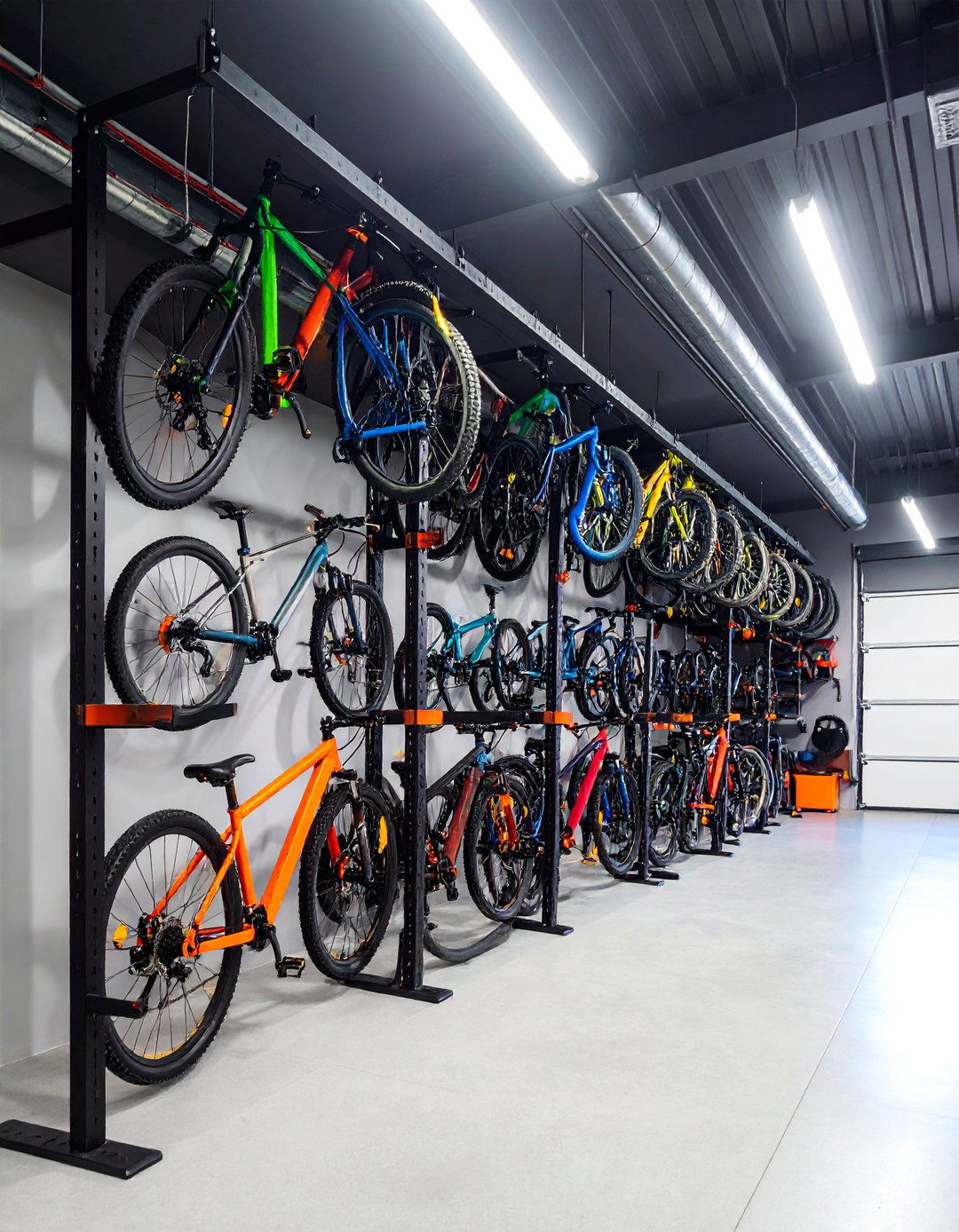 Adjustable Multi Bike Storage Rack - 25 Garage Bike Storage Ideas