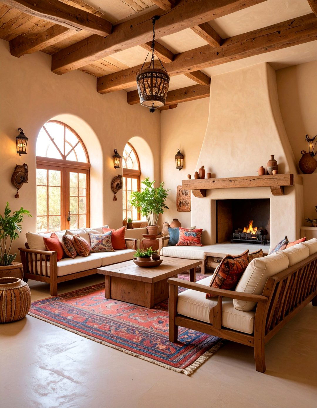 Adobe Style Relaxation Den - 25 Cowboy Room Decor Ideas