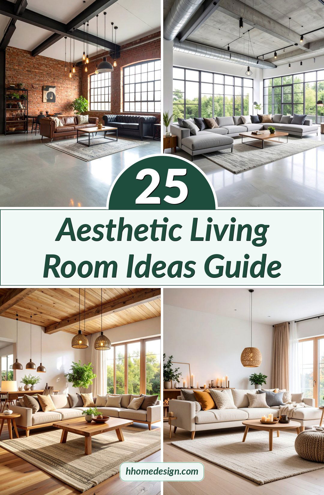 25 Aesthetic Living Room Ideas Guide