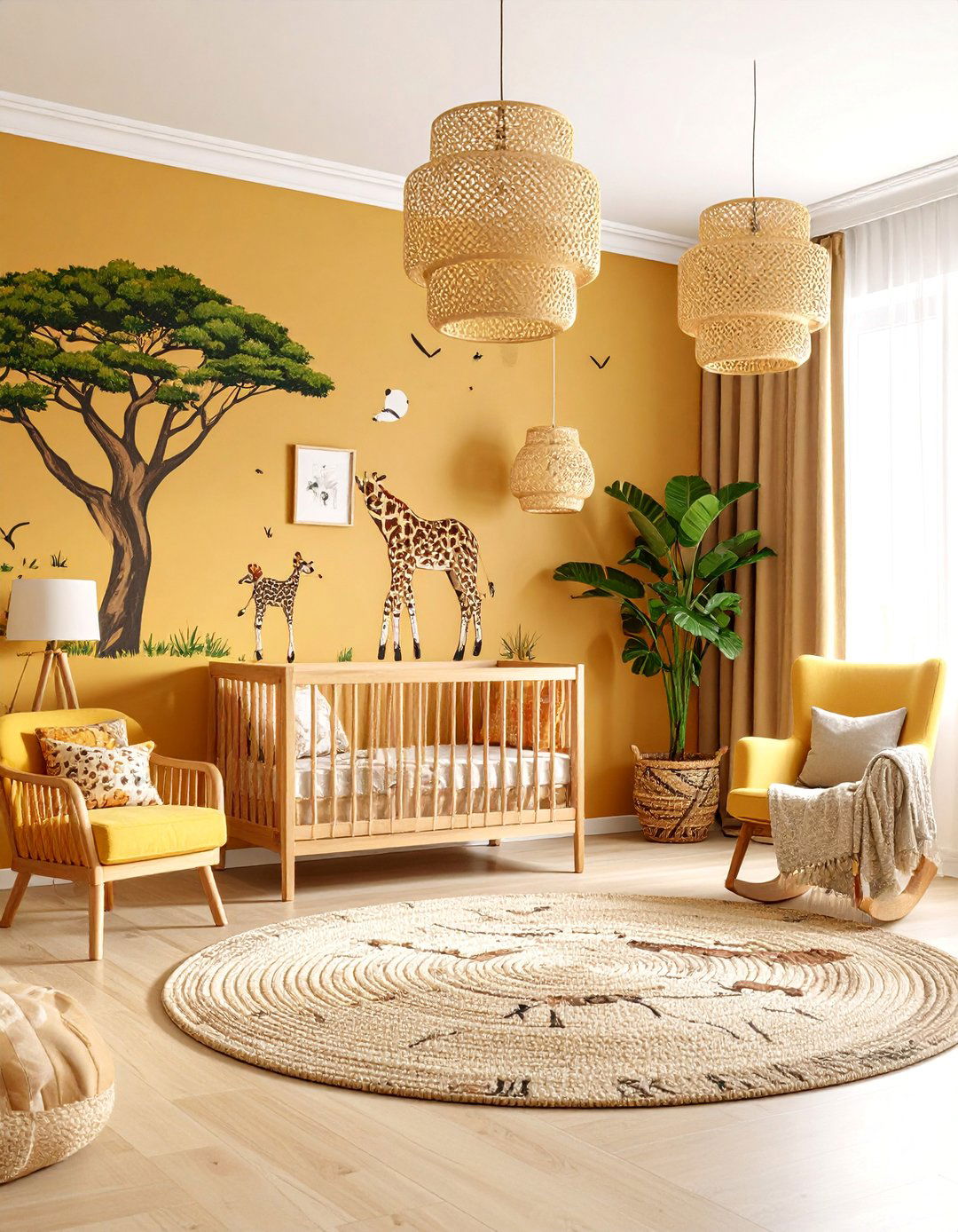 African Savanna Adventure Nursery - 25 Safari Nursery Decor Ideas