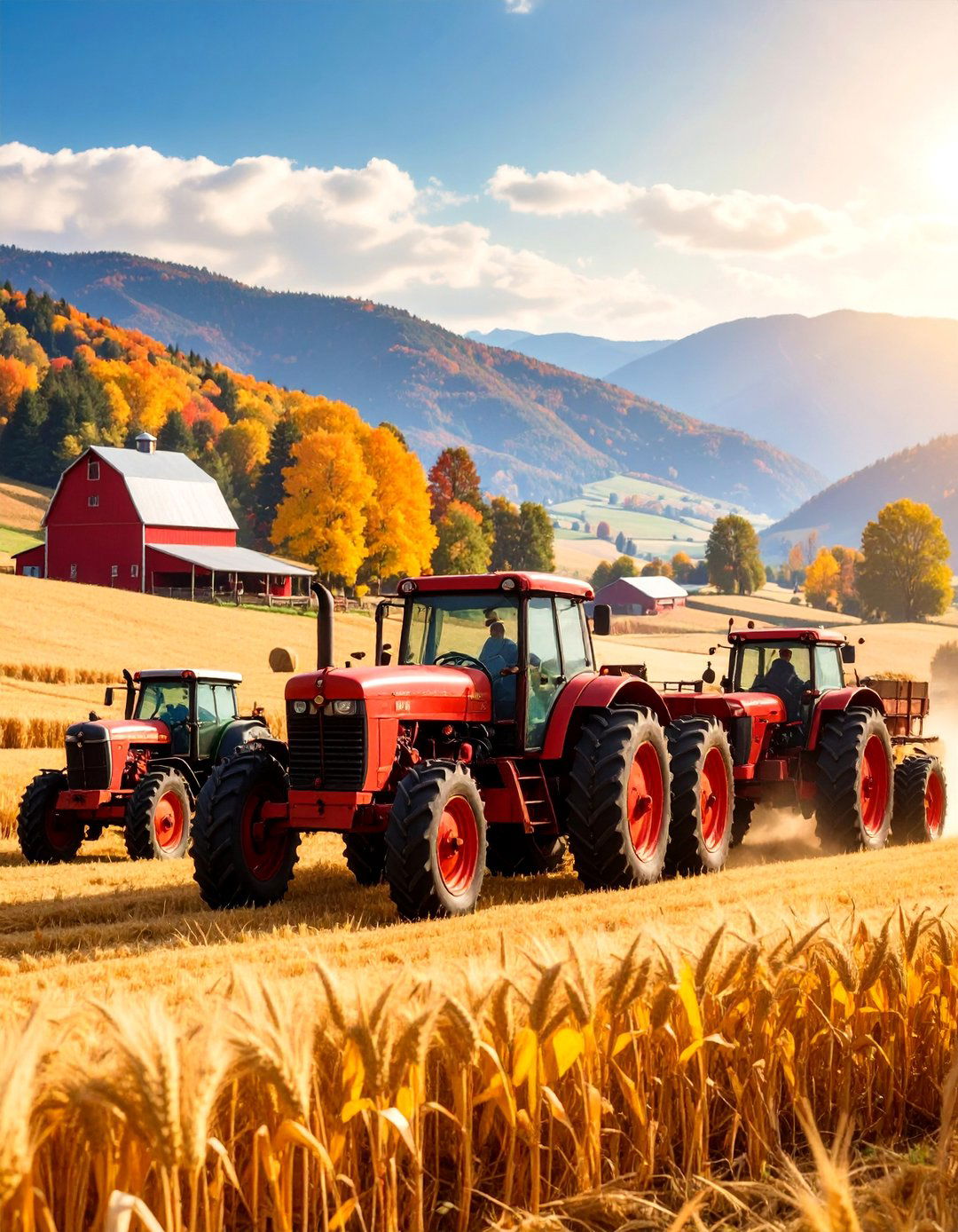 Agricultural Harvest Season Mural - 25 Small Town Murals