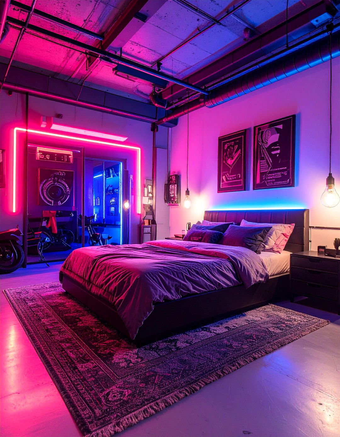 Akira Neo Tokyo Cyberpunk Bedroom - 25 Anime Room Ideas