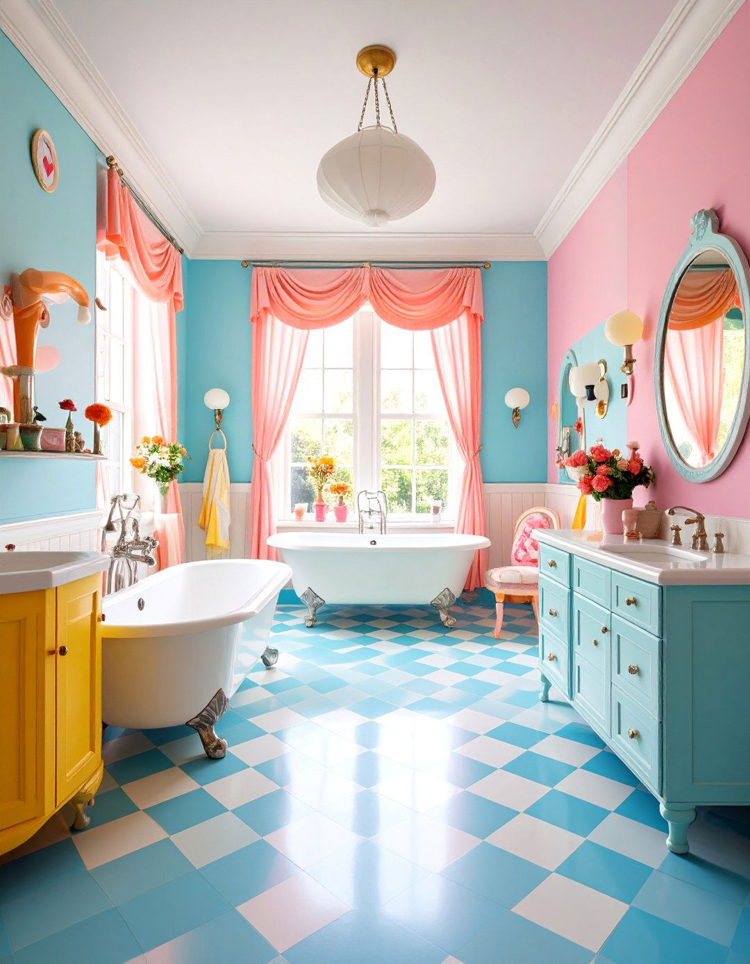Alice in Wonderland Mad Tea Party Bathroom - 25 Disney Bathroom Ideas