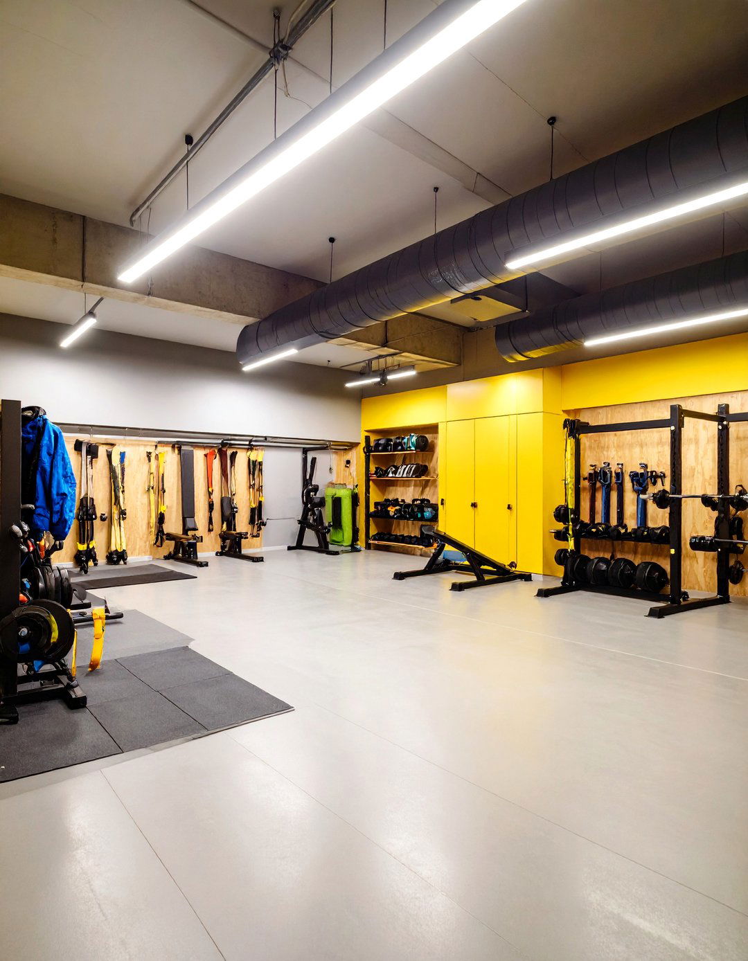 All Season Basement Gym - 25 Basement Gym Ideas