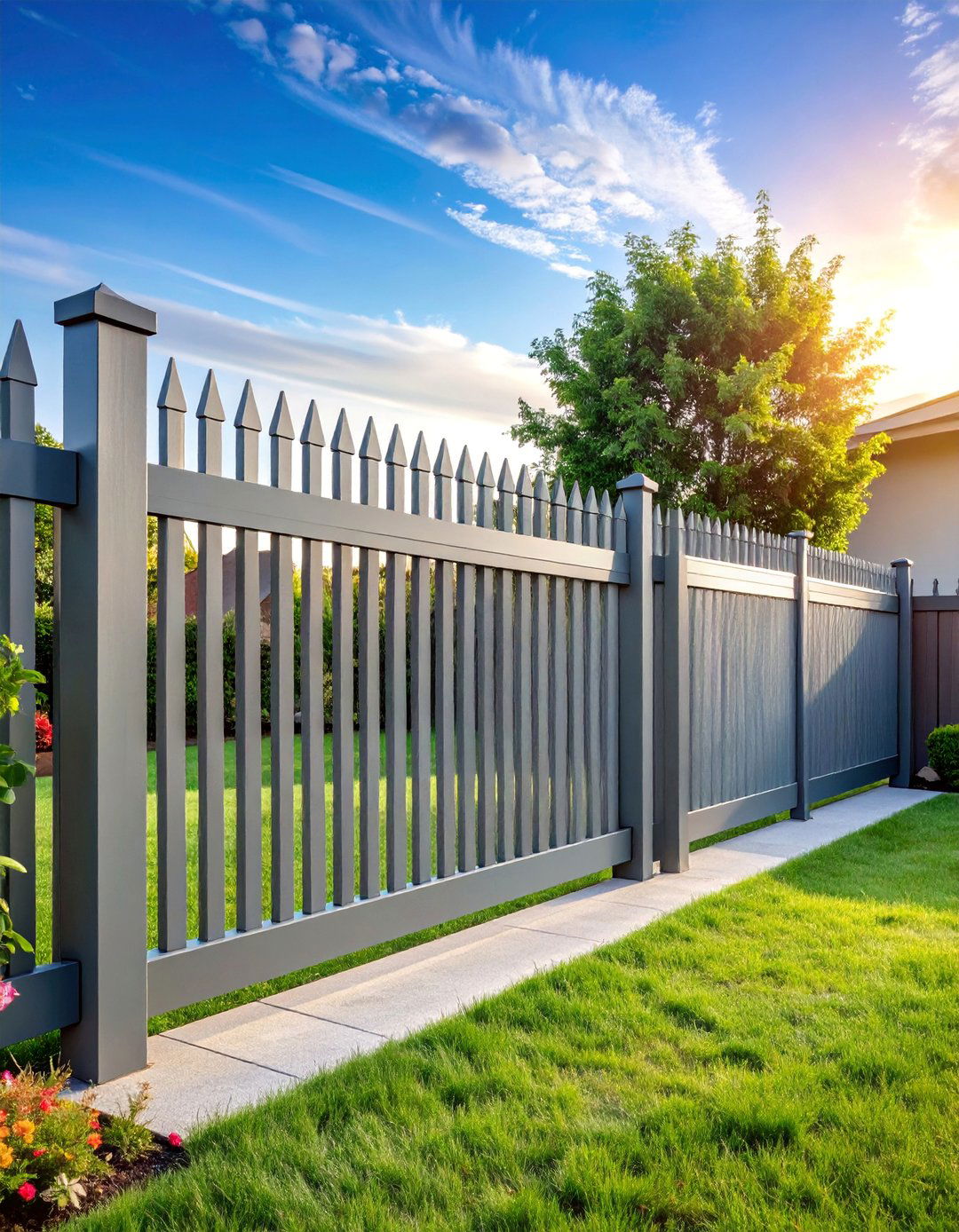 Aluminum Ornamental Dog Fence - 25 Dog Fence Ideas