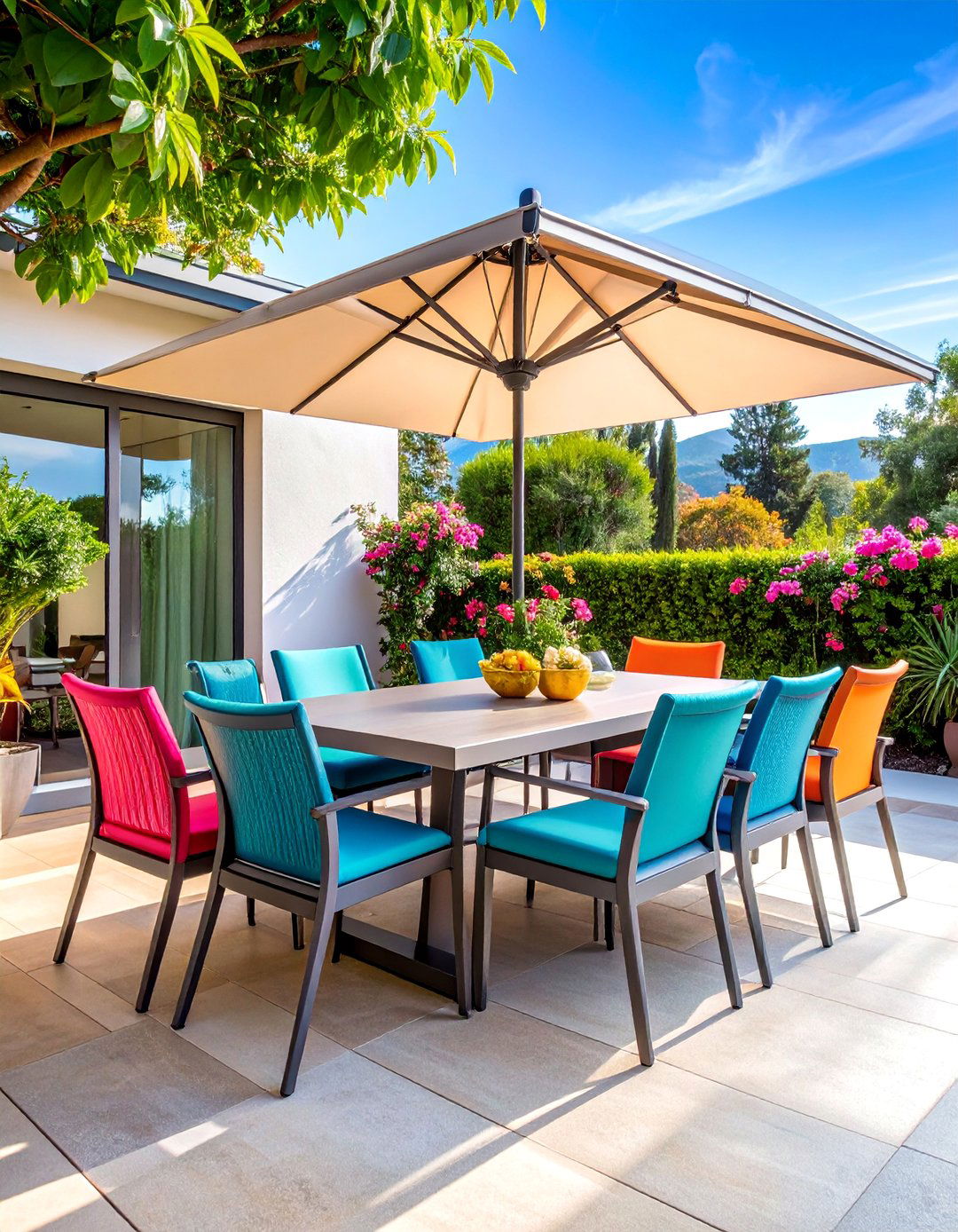 Aluminum Sling Dining Collection - 25 Outdoor Furniture Ideas
