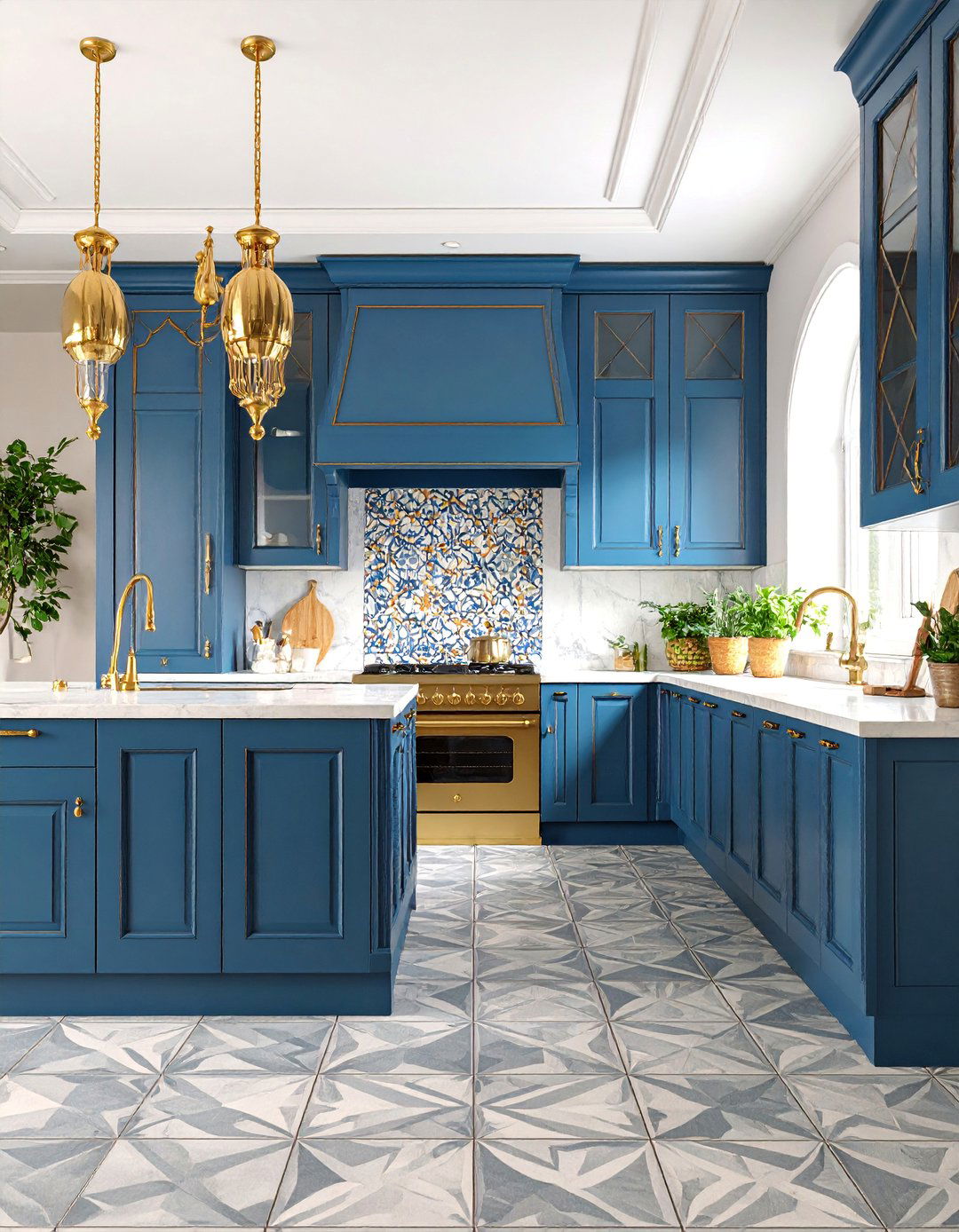 Andalusian Kitchen with Moorish Influences - 25 Mediterranean Kitchen Ideas
