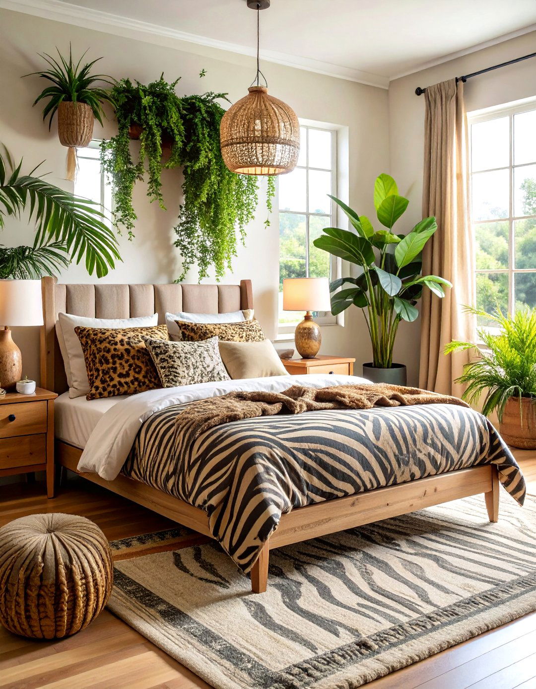Animal Print Wild Child Bedroom - 25 90s Bedroom Decor Ideas