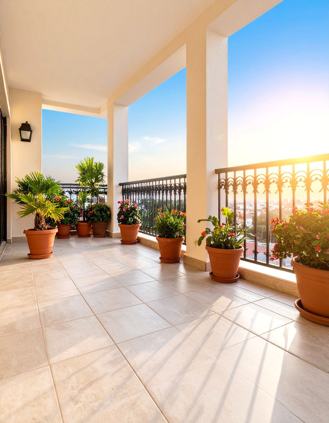 Anti Slip Ceramic Balcony for Safety and Style - 25 Balcony Tiles Ideas