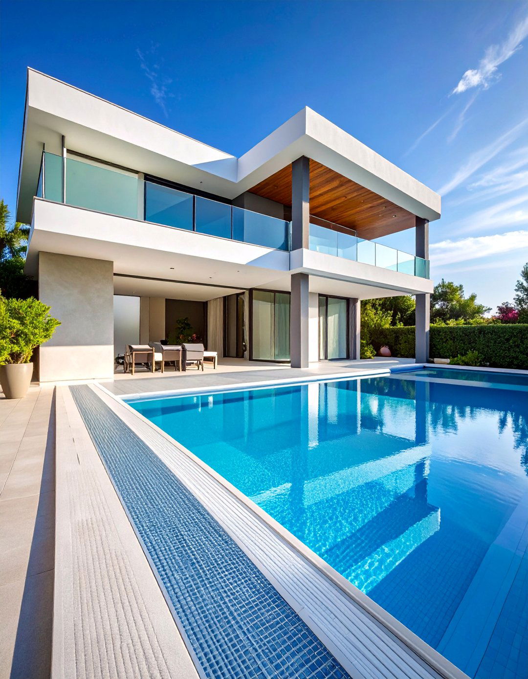 Anti Slip Pool Safety Walkway Design - 25 Pool Walkway Ideas
