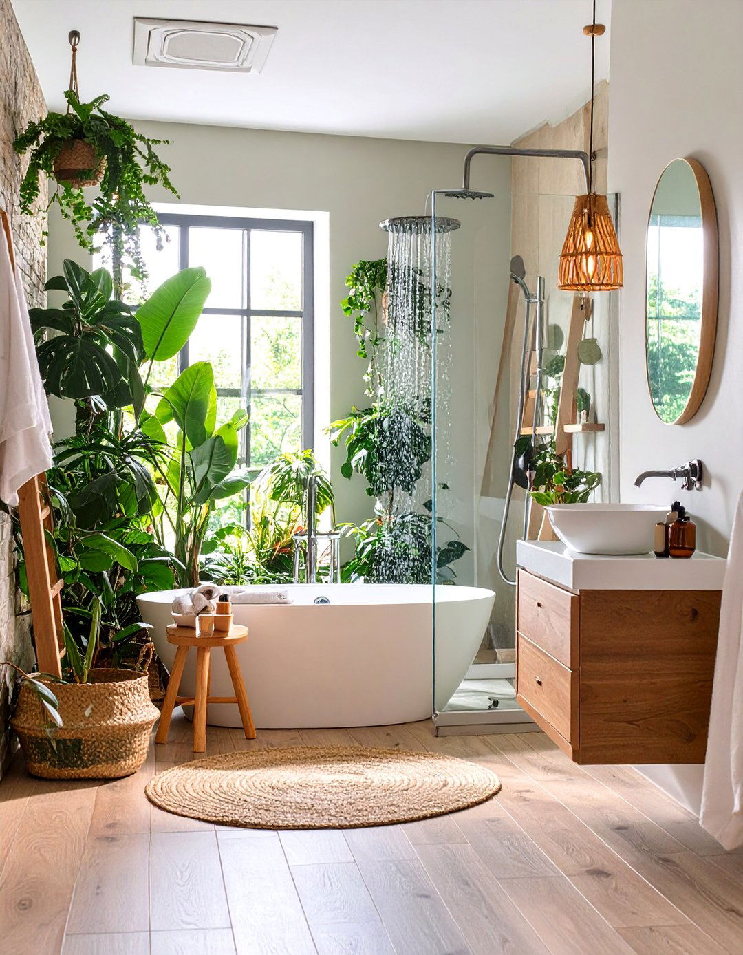 Apartment Bathroom with Wellness Features and Self Care Focus - 25 Apartment Bathroom Ideas