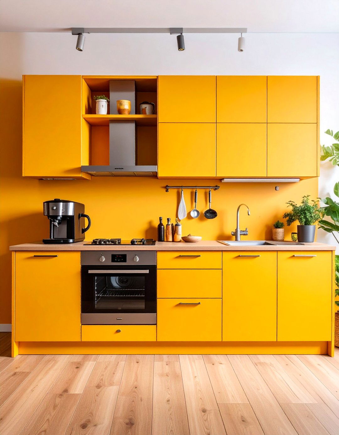 Appliance Garage with Roll Up Door - 25 Kitchen Cabinet Organization Ideas