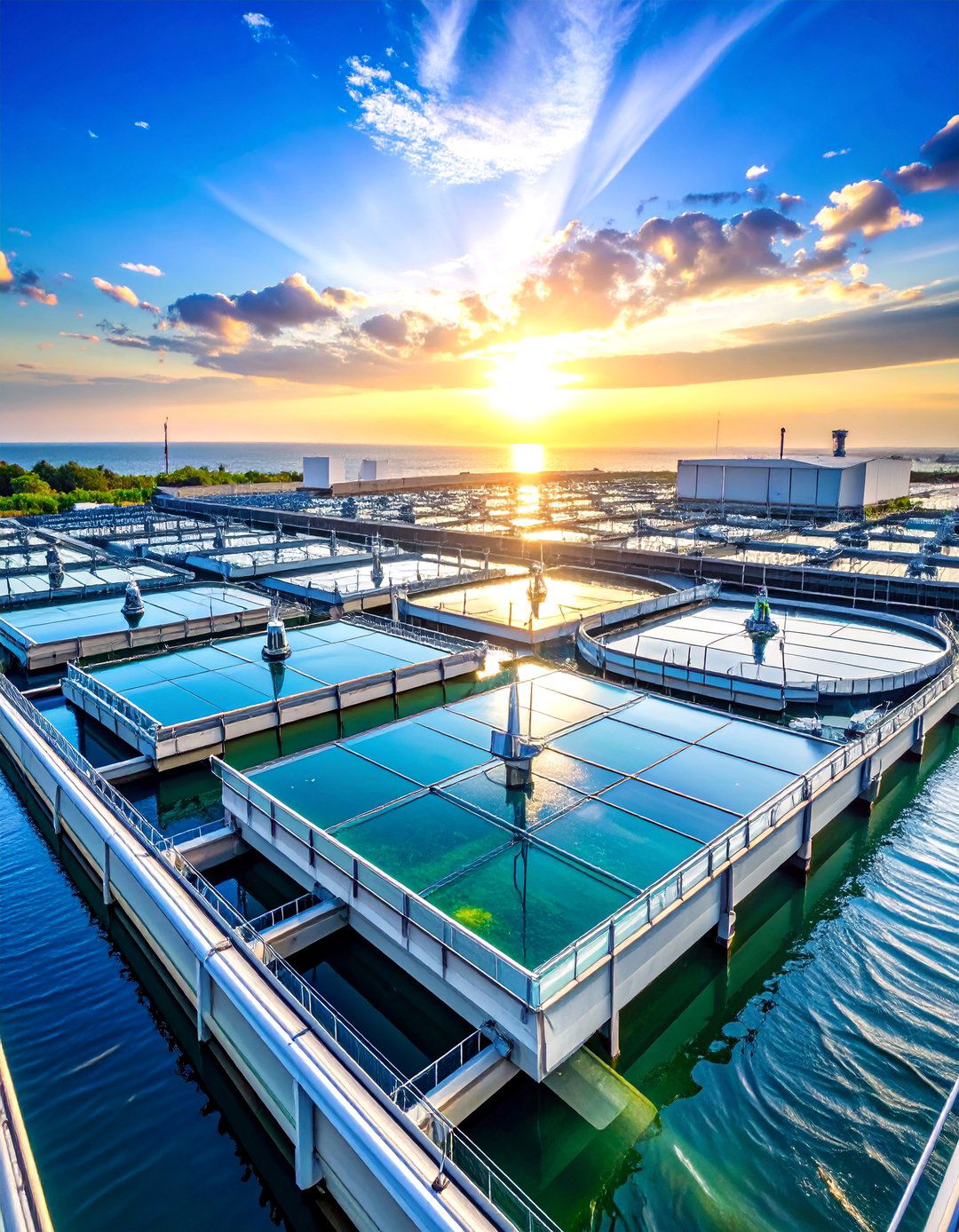 Aquaculture Integration Rooftop Greenhouse Complex - 25 Rooftop Greenhouse Ideas