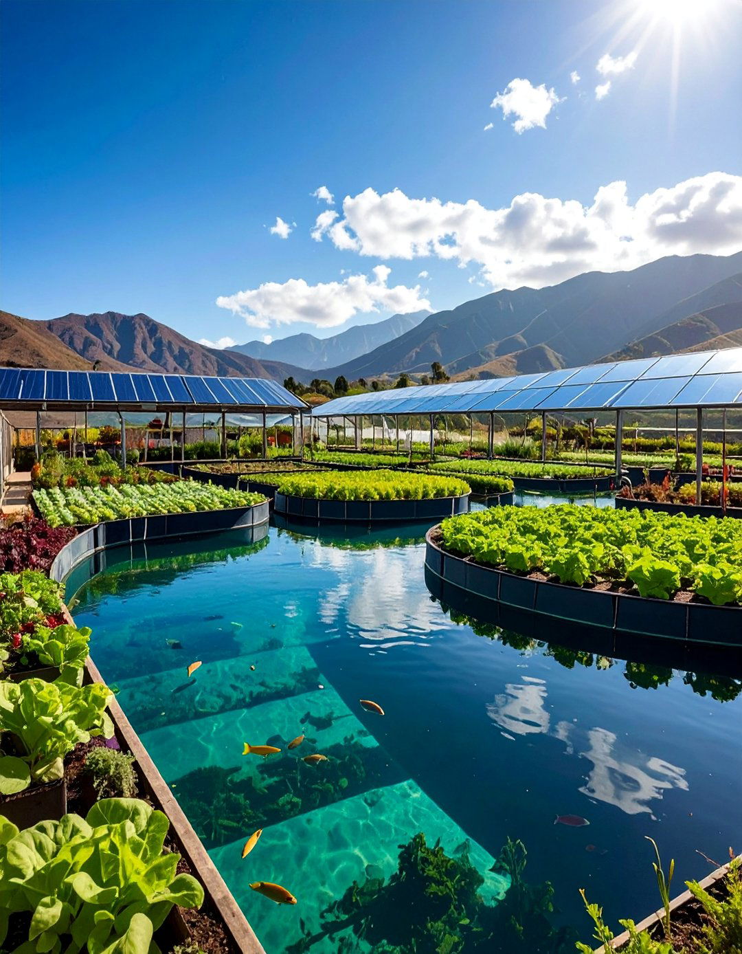 Aquaponics Duck Pond with Integrated Food Production - 25 Duck Pond Ideas