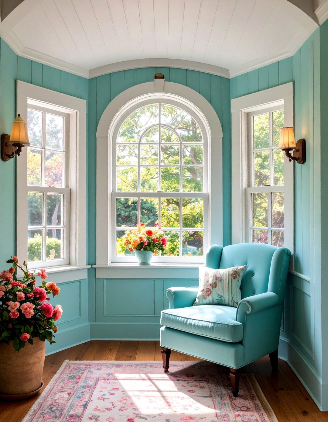 Arched Top Farmhouse Window Trim Design - 25 Farmhouse Interior Window Trim Ideas
