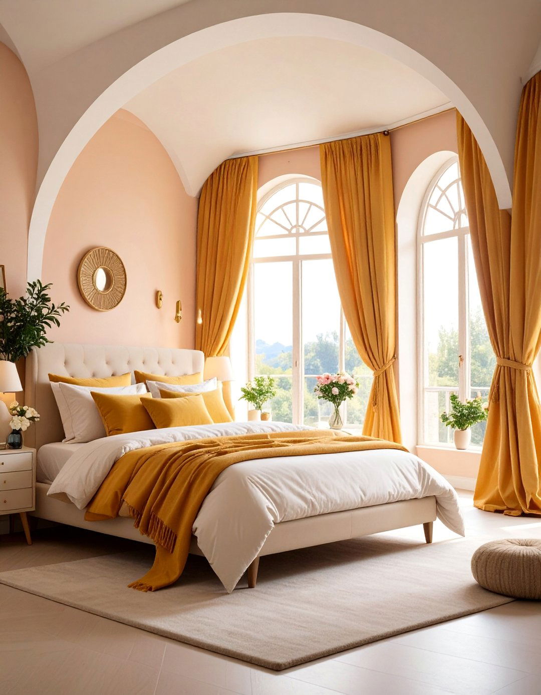 Arched Window Elegant Solutions - 25 Bedroom Window Ideas