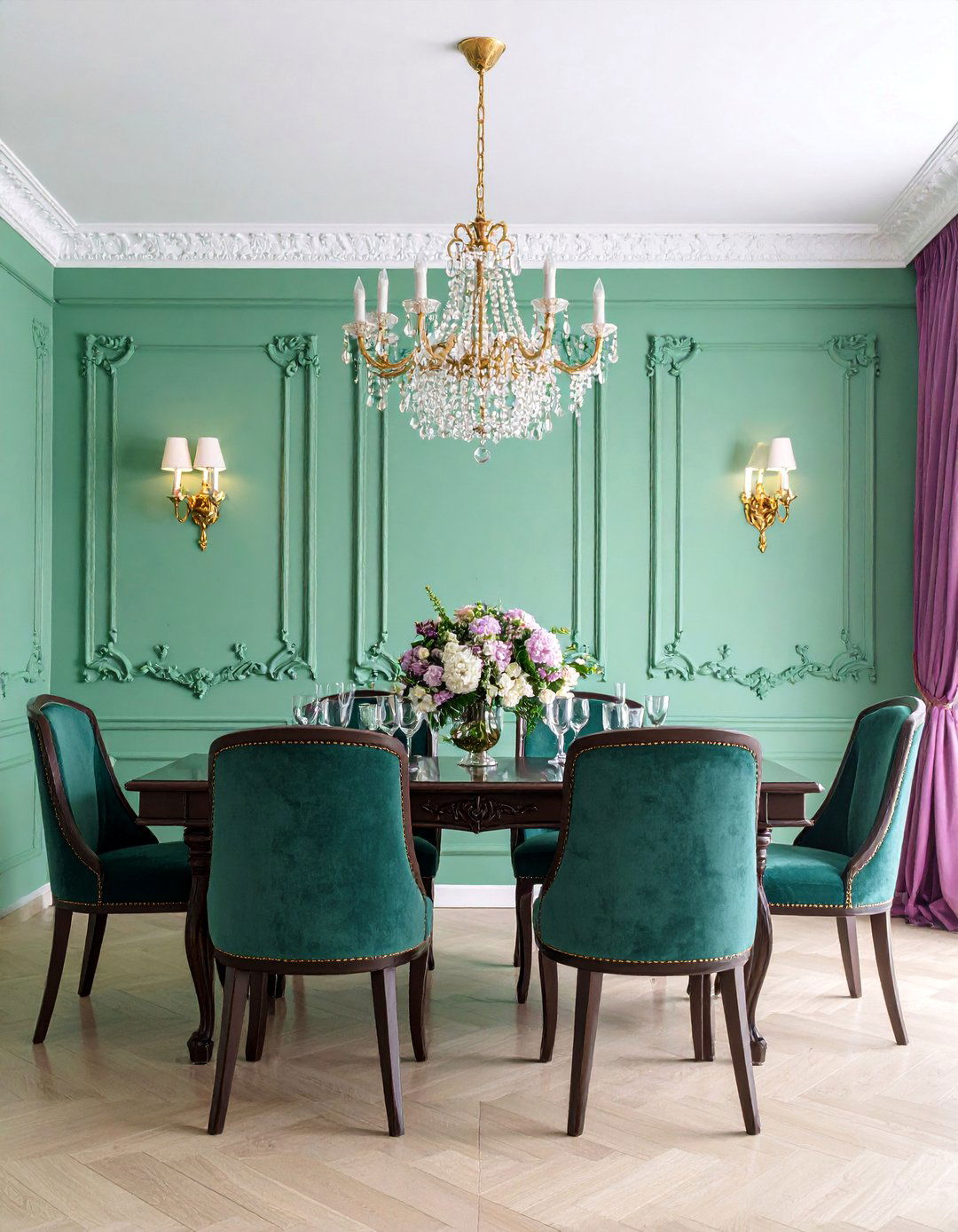 Architectural Molding Feature Wall - 25 Blank Wall Ideas