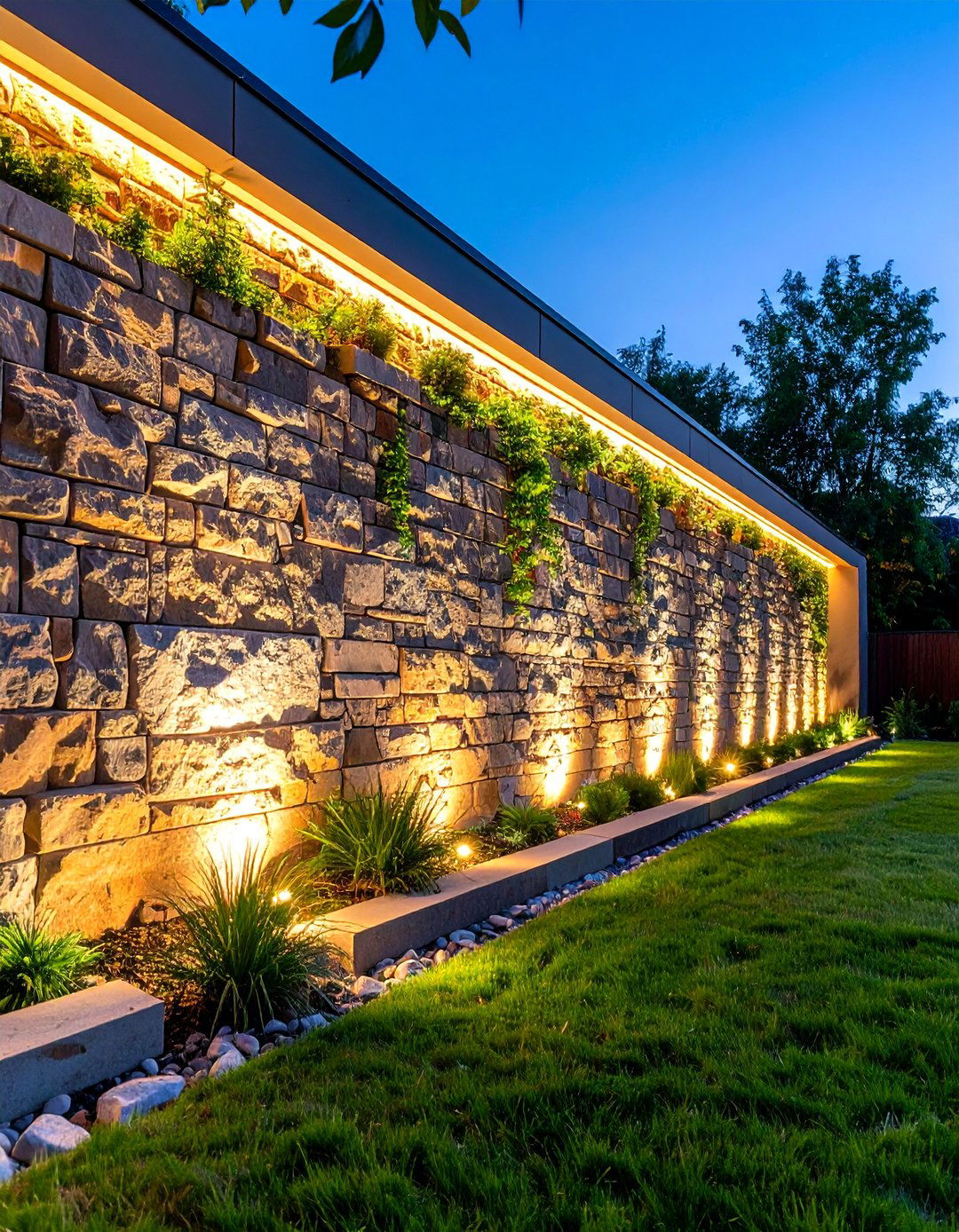 Architectural Wall Grazing with Linear LED Systems - 25 Garden Lighting Ideas
