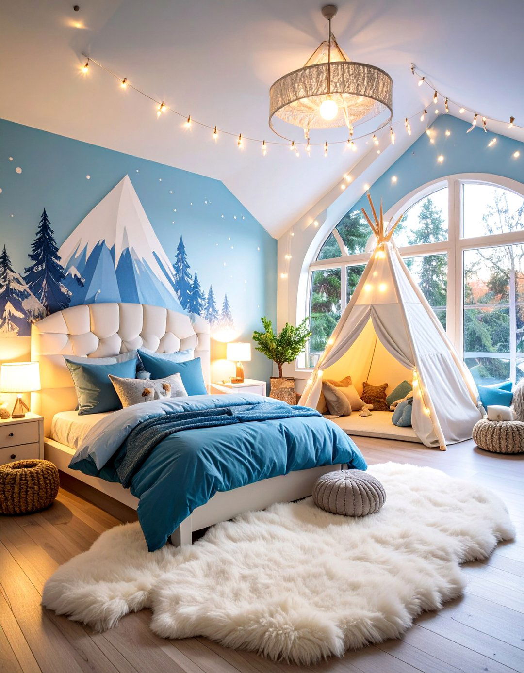 Arctic Adventure with Cool Blue Winter Themes - 25 Toddler Room Ideas
