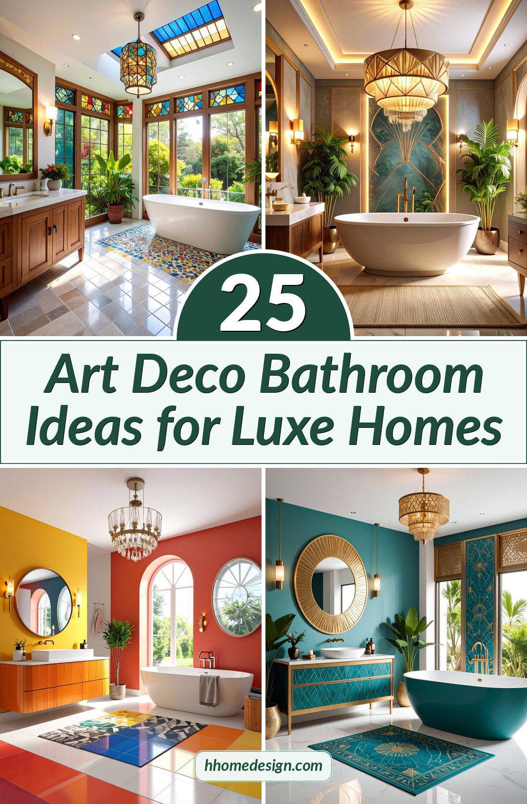 25 Art Deco Bathroom Ideas for Luxe Homes