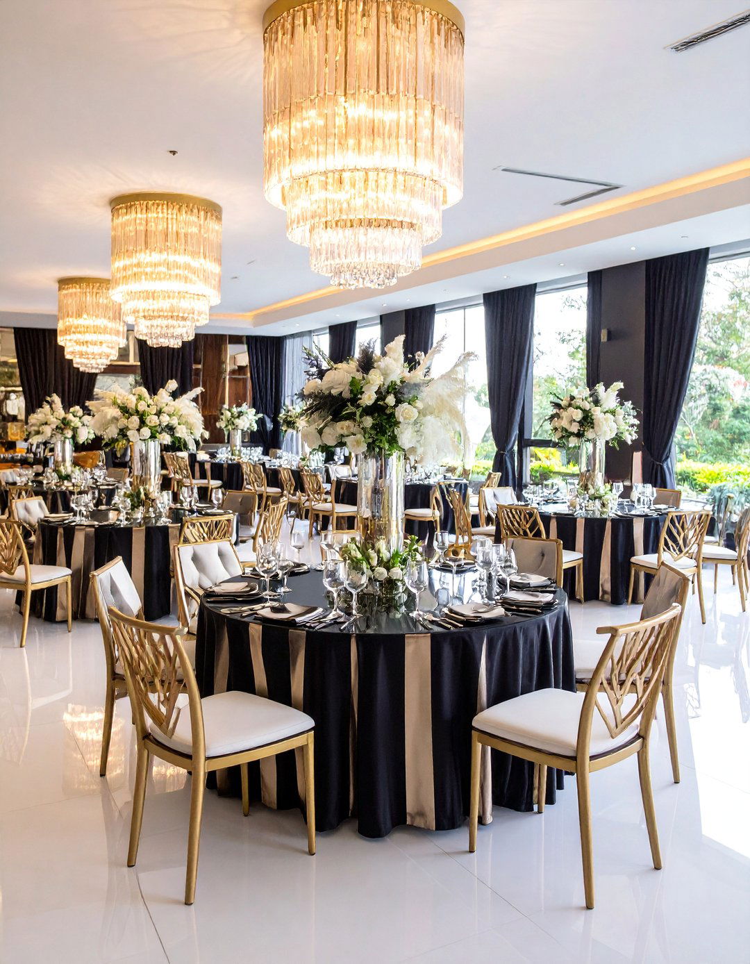 Art Deco Black and White Celebration - 25 Black and White Wedding Ideas