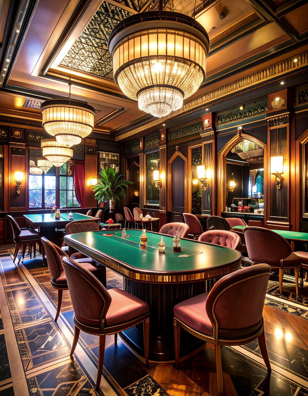 Art Deco Gaming Speakeasy - 25 Video Game Room Ideas