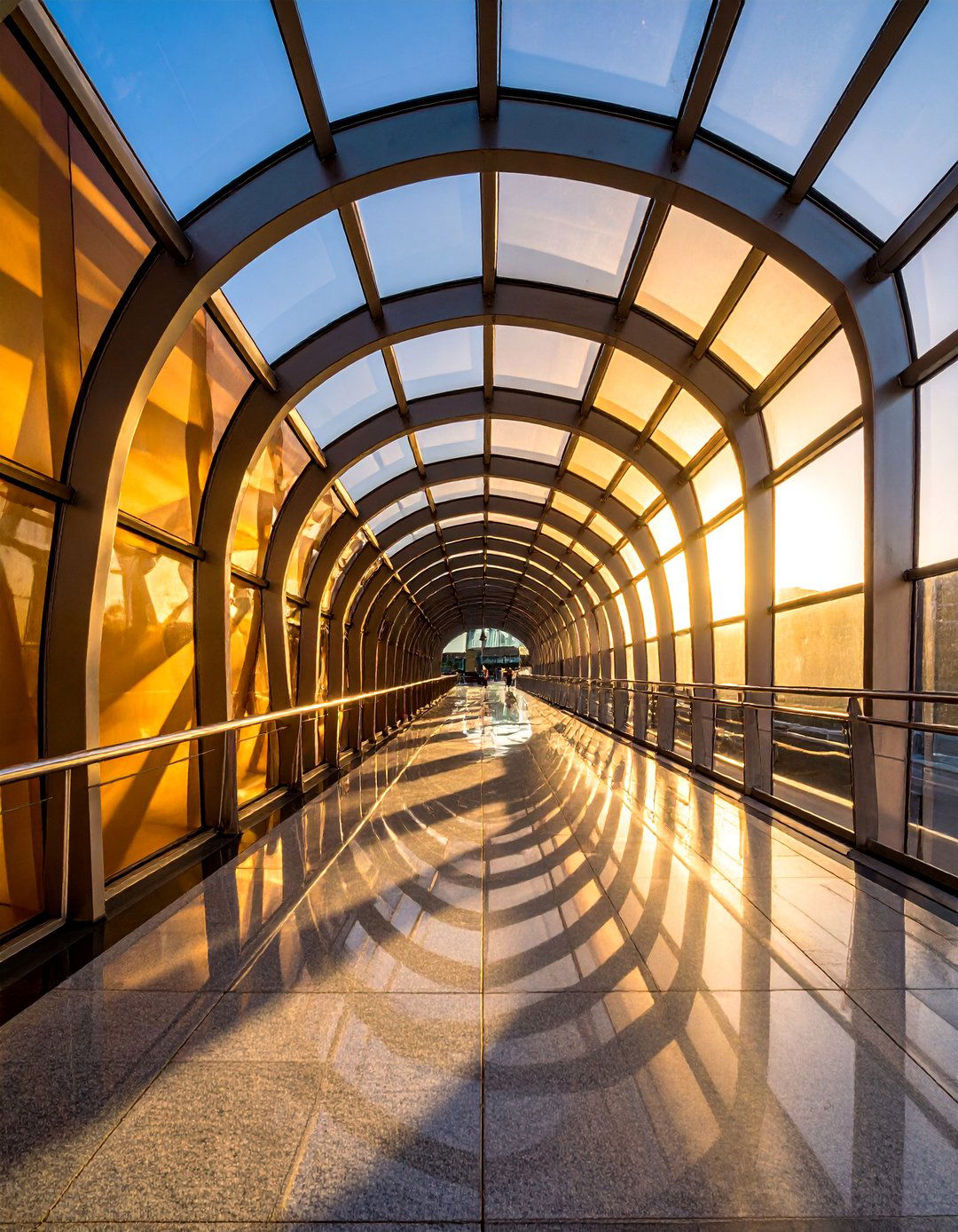 Art Deco Geometric Walkway - 25 Covered Walkway Ideas