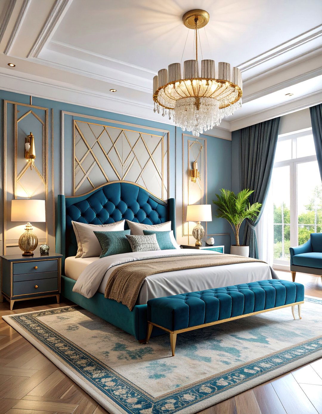 Art Deco Glamour - 25 Bedroom Design Ideas