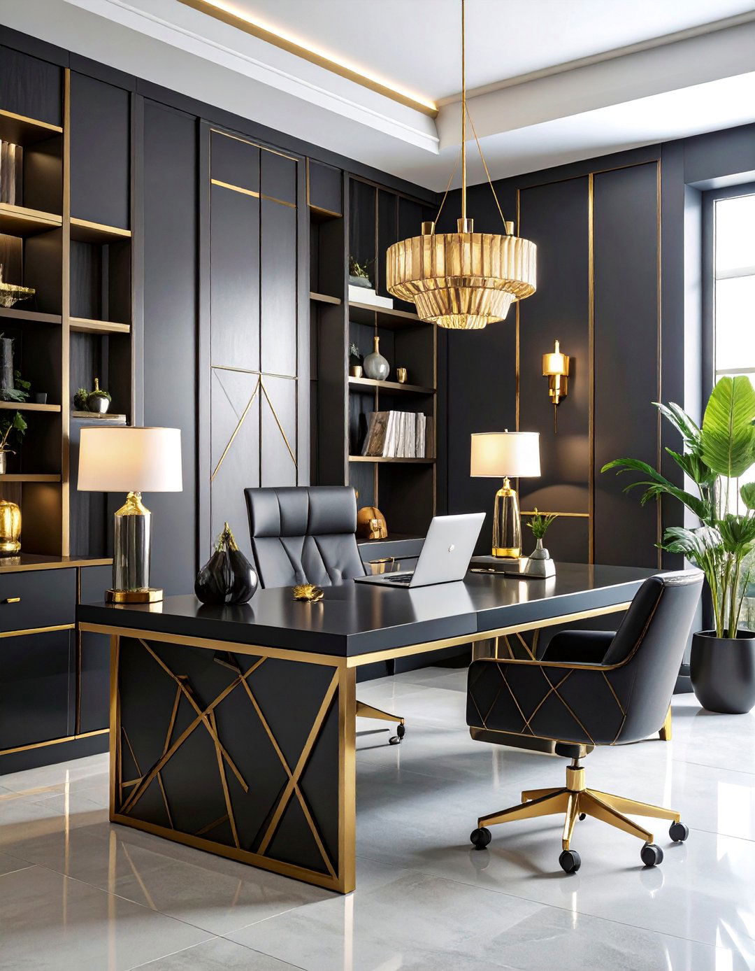 Art Deco Glamour - 25 Cubicle Decor Ideas