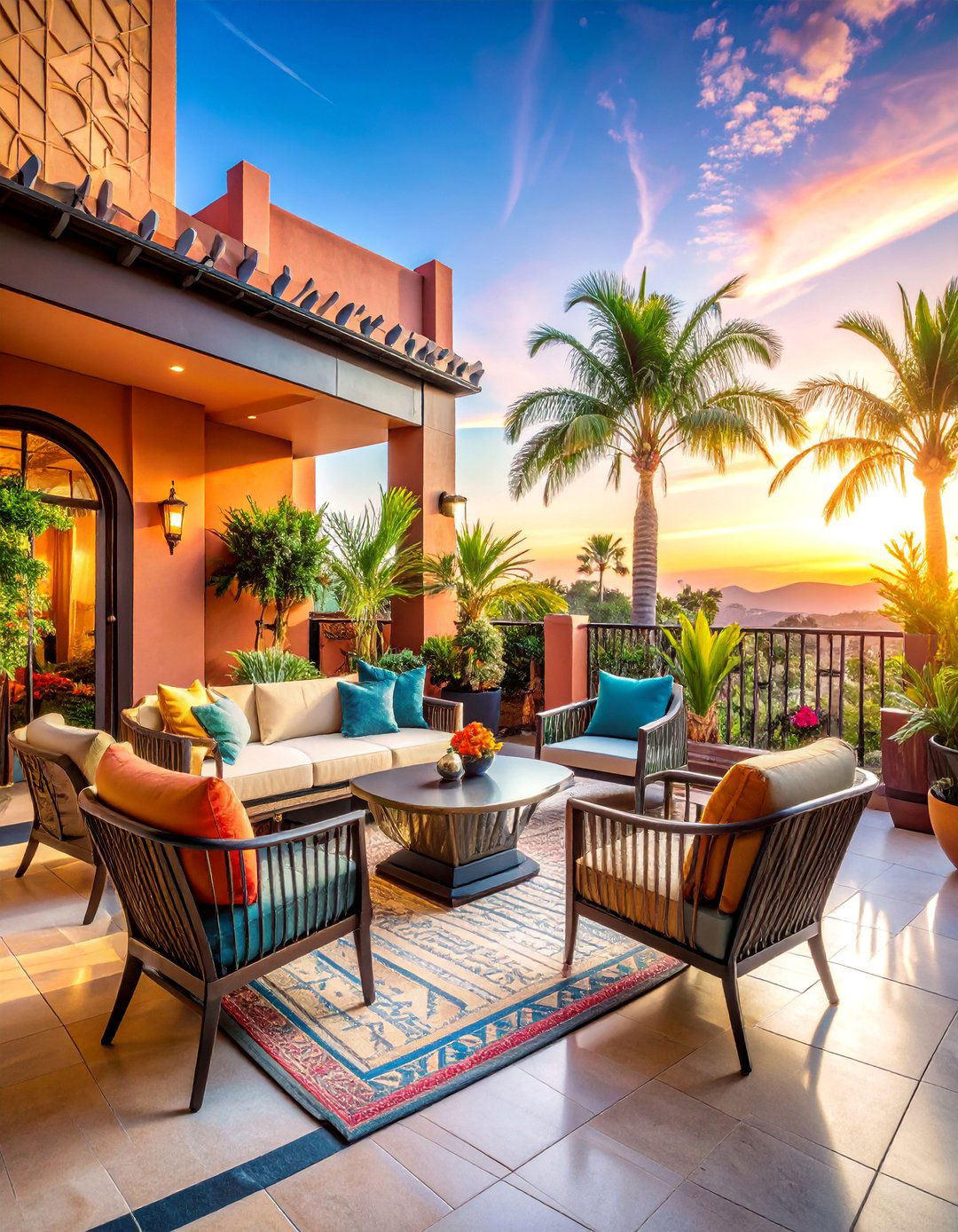 Art Deco Glamour Catio Design - 25 Outdoor Catio Ideas