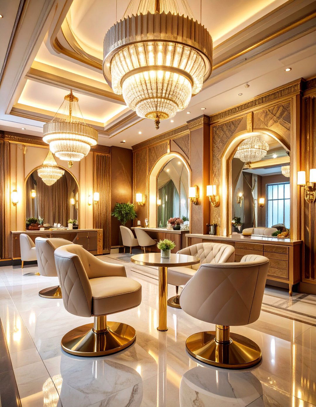 Art Deco Glamour Heritage Salon - 25 Salon Interior Design Ideas