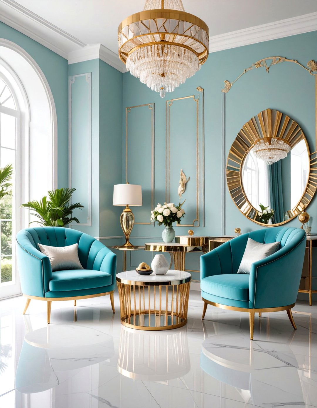 Art Deco Glamour Morning Room - 25 Morning Room Ideas