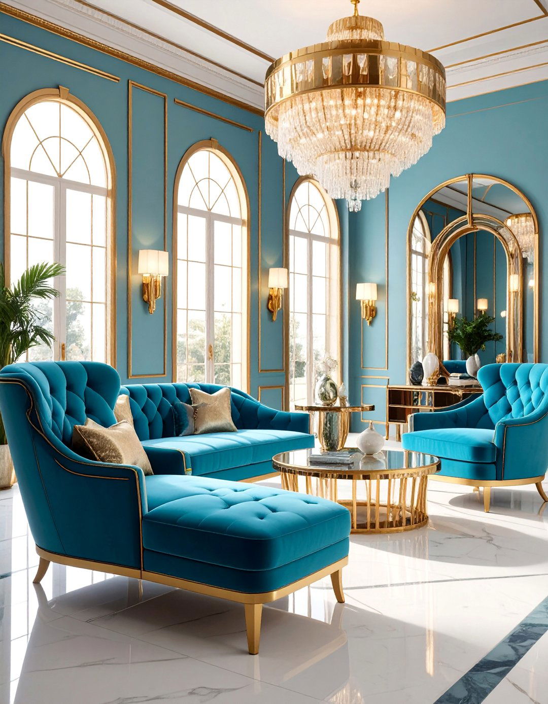 Art Deco Glamour Reading Salon - 25 Reading Room Ideas