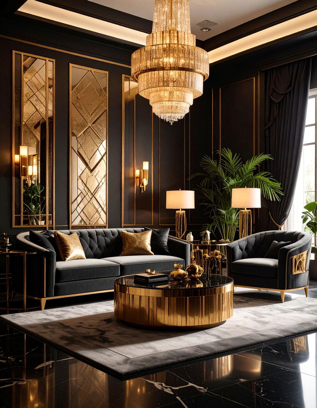 Art Deco Glamour Revival - 25 Formal Living Room Ideas
