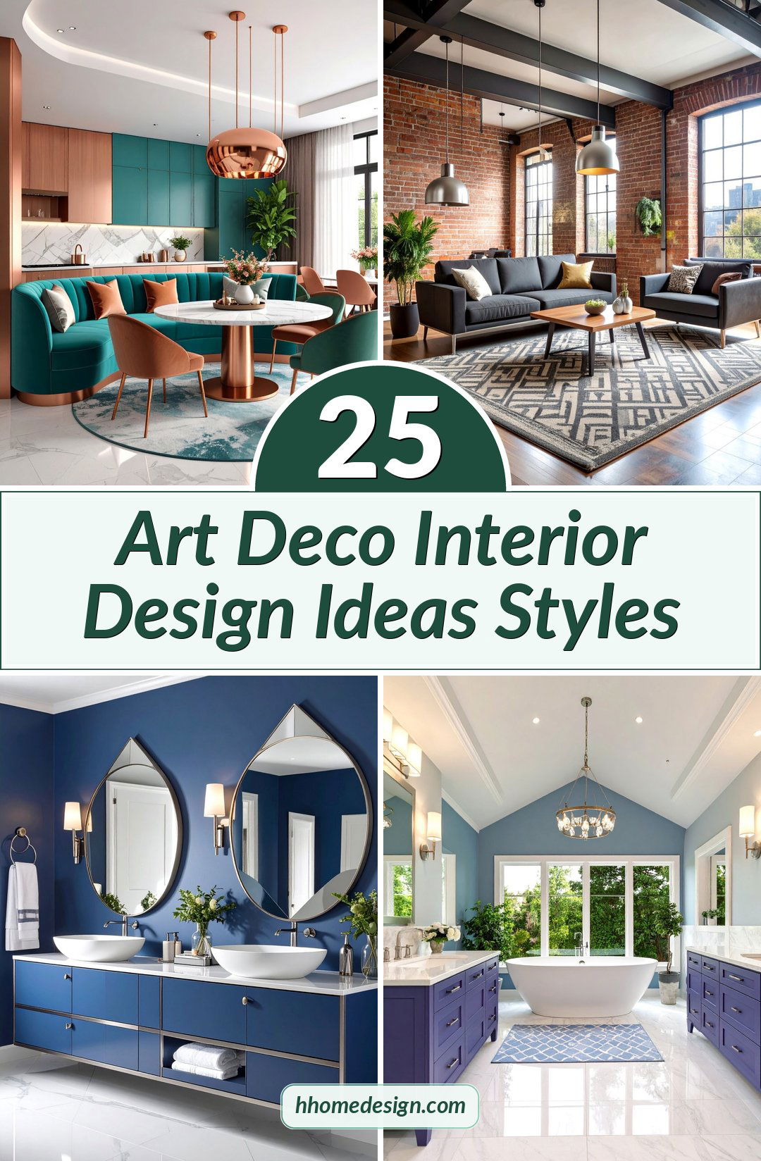 25 Art Deco Interior Design Ideas Styles
