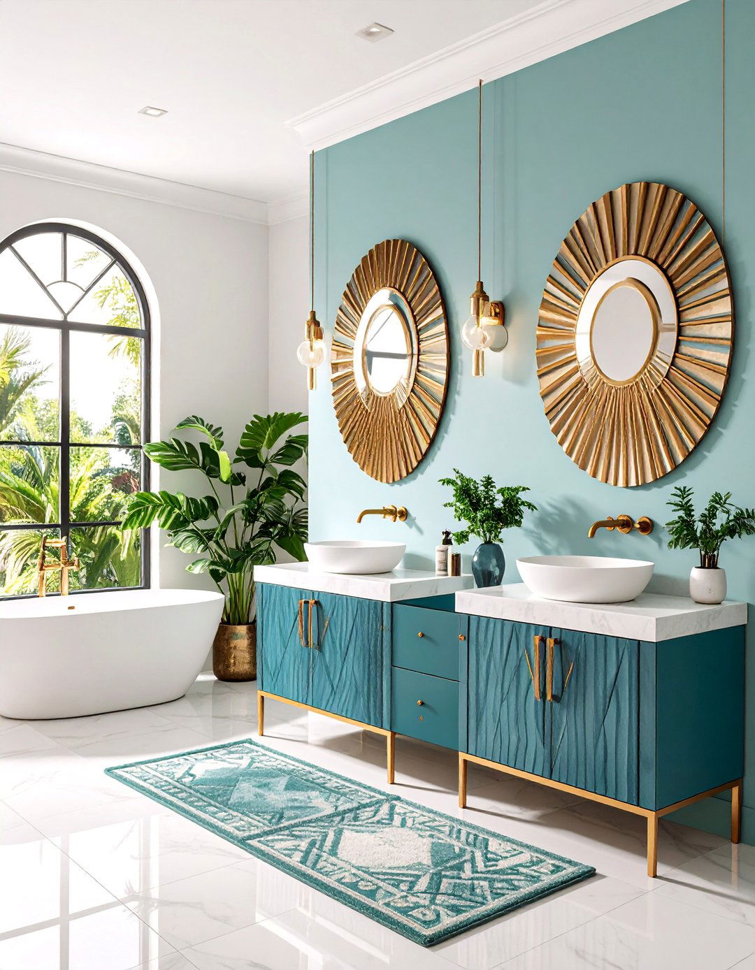 Art Deco Mirror Collection - 25 Quirky Bathroom Ideas