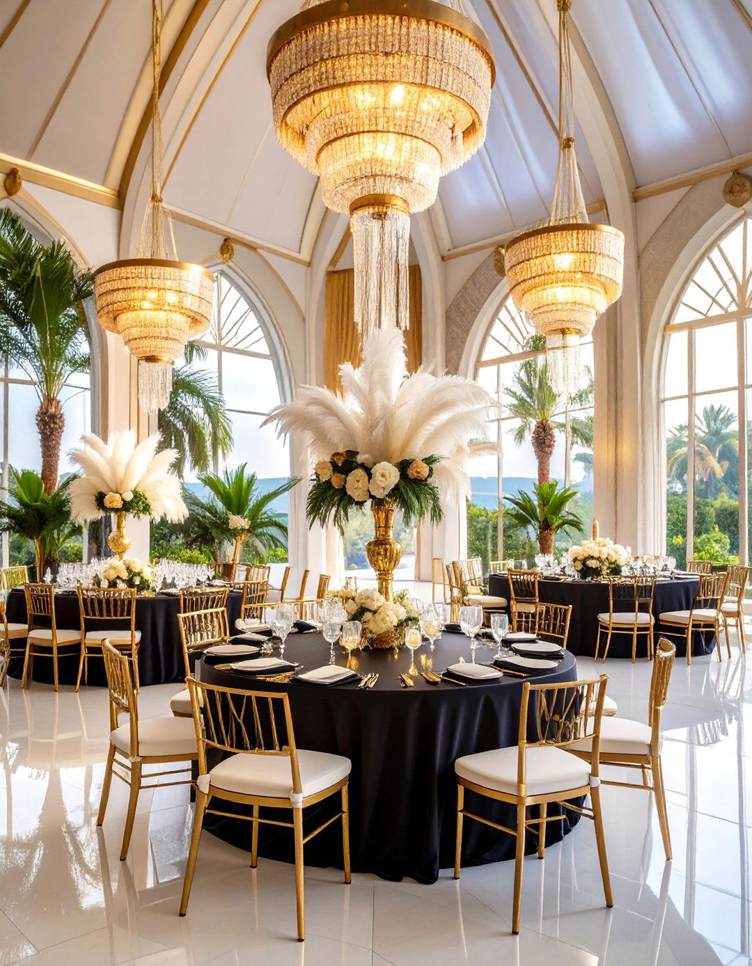 Art Deco Winter Glam Theme - 25 Winter Wedding Ideas