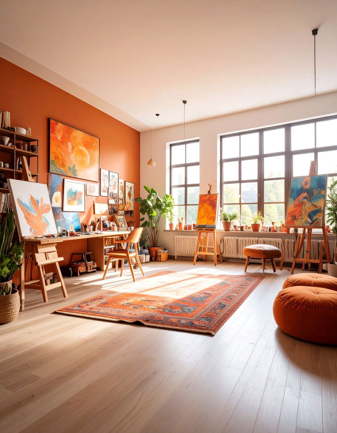 Art Hoe Dorm Room with Creative Elements - 25 Dorm Room Decorating Ideas