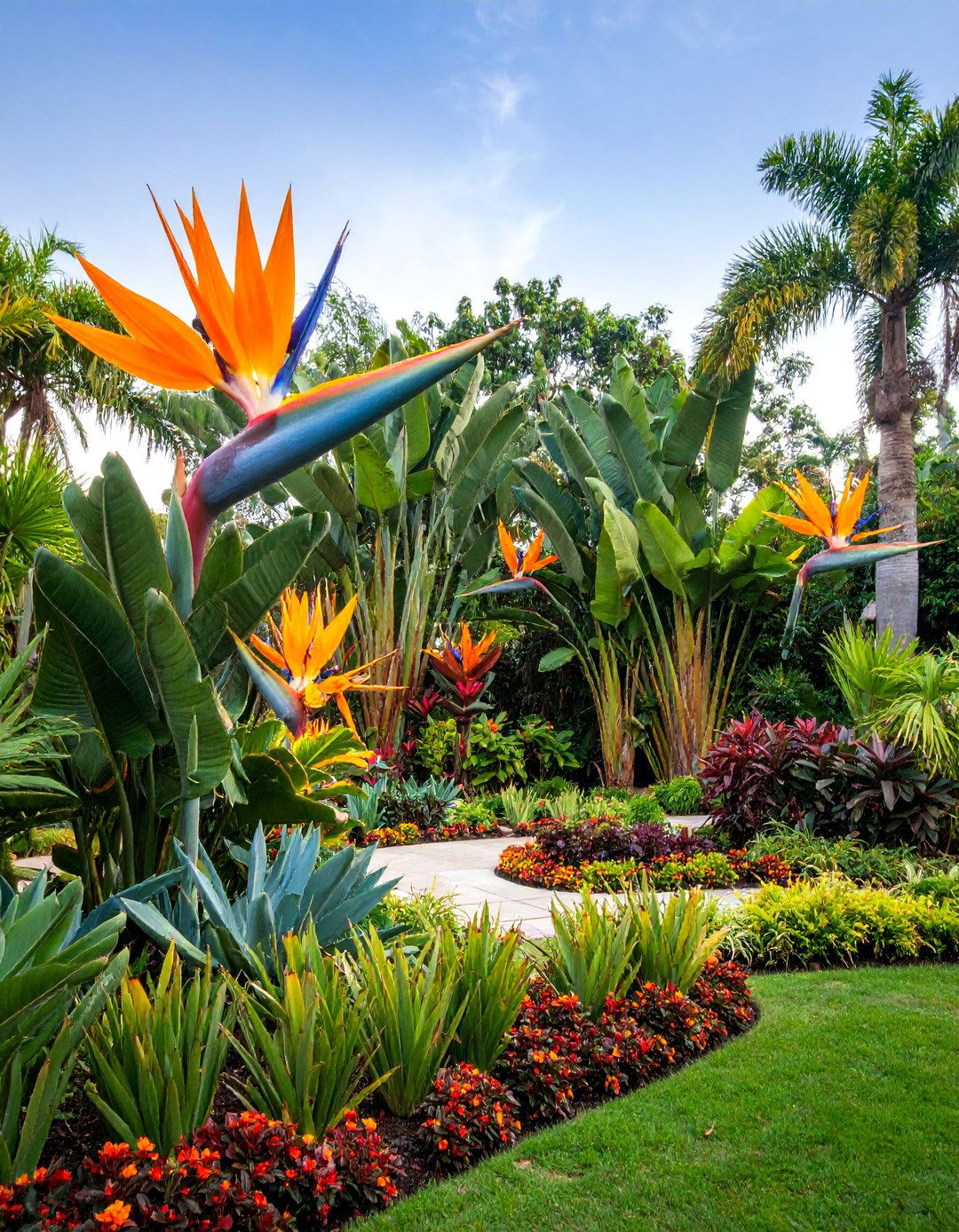 Art Integrated Landscape with Sculptural Plant Arrangements - 25 South Florida Landscaping Ideas